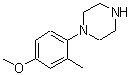 CAS#: 59803-92-8, 1-(4-Methoxy-2-Methylphenyl)Piperazine