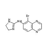 CAS#: 59803-99-5, 5-Bromo-N-(4,5-Dihydro-1H-Imidazol-2-Yl)-6-Quinoxalinamine
