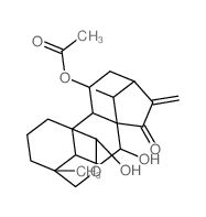 CAS#: 59859-99-3, (4R,14R,20R)-11beta-Acetoxy-18,20-Epoxy-7alpha,14,20-Trihydroxykaur-16-En-15-One