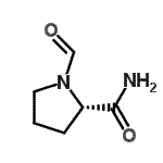 CAS 登录号：59867-86-6， 1-甲酰基-L-脯氨酰胺