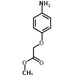 CAS 登录号：59954-04-0， 甲基(4-氨基苯氧基)乙酸酯