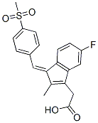 CAS#: 59973-80-7, 2-[(3Z)-6-Fluoro-2-Methyl-3-[(4-Methylsulfonylphenyl)Methylidene]Inden-1-Yl]Acetic Acid