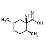 CAS#: 59998-11-7, (2R,4R,5S)-4-Amino-2,5-Dimethyl-Tetrahydrothiopyran-4-Carboxylic Acid