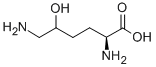 CAS 登录号：6000-08-4， 5-羟基-赖氨酸