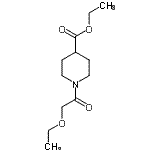 CAS 登录号：600139-52-4， 乙基1-(乙氧基乙酰基)-4-哌啶羧酸酯