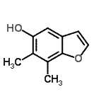 CAS#: 60026-12-2, 6,7-Dimethyl-1-Benzofuran-5-Ol