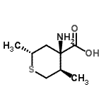 CAS#: 60046-38-0, (2R,4R,5R)-4-Amino-2,5-Dimethyl-Tetrahydrothiopyran-4-Carboxylic Acid