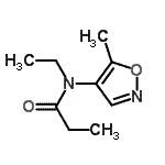 CAS 登录号：600638-64-0， N-乙基-N-(5-甲基-1,2-恶唑-4-基)丙酰胺