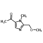 CAS#: 600639-54-1, 1-[2-(Methoxymethyl)-1-methyl-1H-imidazol-5-yl]ethanone