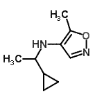 CAS#: 600699-53-4, N-(1-Cyclopropylethyl)-5-methyl-1,2-oxazol-4-amine