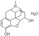 CAS 登录号：6009-81-0， 吗啡单水合物