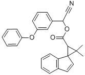 CAS#: 60148-52-9, Cyano(3-Phenoxyphenyl)Methyl 3,3-Dimethylspiro[Cyclopropane-1,1'-[1H]Indene]-2-Carboxylate