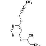 CAS#: 601482-63-7, 4-sec-Butoxy-6-(2-butyn-1-yloxy)pyrimidine