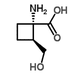 CAS 登录号：601501-24-0， (1S,2S)-1-氨基-2-(羟基甲基)环丁烷羧酸
