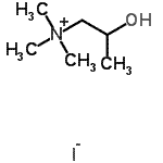 CAS#: 60154-19-0, 2-Hydroxy-N,N,N-Trimethyl-1-Propanaminium Iodide
