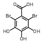 CAS#: 602-92-6, 2,6-Dibromo-3,4,5-trihydroxybenzoic acid