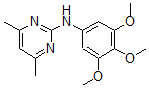 CAS#: 60218-40-8, 4,6-Dimethyl-N-(3,4,5-trimethoxyphenyl)-2-pyrimidinamine