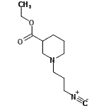 CAS#: 602268-67-7, Ethyl 1-(3-isocyanopropyl)-3-piperidinecarboxylate