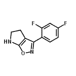 CAS#: 603067-91-0, 3-(2,4-Difluorophenyl)-5,6-dihydro-4H-pyrrolo[3,2-d][1,2]oxazole