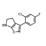 CAS#: 603067-94-3, 3-(2-Chloro-4-fluorophenyl)-5,6-dihydro-4H-pyrrolo[3,2-d][1,2]oxazole