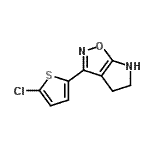 CAS#: 603068-05-9, 3-(5-Chloro-2-thienyl)-5,6-dihydro-4H-pyrrolo[3,2-d][1,2]oxazole