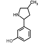 CAS#: 603068-30-0, 3-(4-Methyl-2-pyrrolidinyl)phenol
