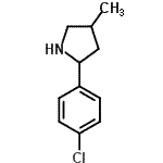 CAS#: 603068-38-8, 2-(4-Chlorophenyl)-4-methylpyrrolidine