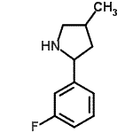 CAS#: 603068-44-6, 2-(3-Fluorophenyl)-4-methylpyrrolidine