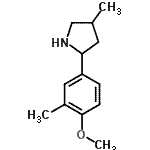 CAS#: 603068-59-3, 2-(4-Methoxy-3-methylphenyl)-4-methylpyrrolidine
