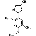CAS#: 603068-61-7, 2-(4-Methoxy-2,5-dimethylphenyl)-4-methylpyrrolidine