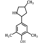 CAS#: 603068-62-8, 2,6-Dimethyl-4-(4-methyl-2-pyrrolidinyl)phenol
