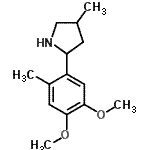 CAS 登录号：603068-78-6， 2-(4,5-二甲氧基-2-甲基苯基)-4-甲基吡咯烷