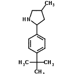 CAS#: 603068-88-8, 4-Methyl-2-[4-(2-methyl-2-propanyl)phenyl]pyrrolidine
