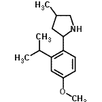 CAS 登录号：603069-08-5， 2-(2-异丙基-4-甲氧基苯基)-4-甲基吡咯烷