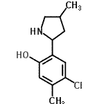 CAS 登录号：603069-14-3， 4-氯-5-甲基-2-(4-甲基-2-吡咯烷基)苯酚