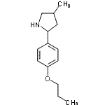 CAS 登录号：603089-62-9， 4-甲基-2-(4-丙氧基苯基)吡咯烷