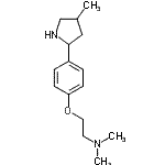 CAS#: 603089-65-2, N,N-Dimethyl-2-[4-(4-methyl-2-pyrrolidinyl)phenoxy]ethanamine