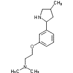 CAS#: 603089-77-6, N,N-Dimethyl-2-[3-(4-methyl-2-pyrrolidinyl)phenoxy]ethanamine