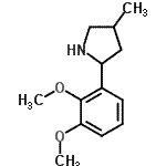 CAS 登录号：603090-09-1， 2-(2,3-二甲氧基苯基)-4-甲基吡咯烷