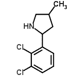 CAS#: 603090-17-1, 2-(2,3-Dichlorophenyl)-4-methylpyrrolidine