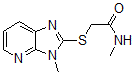 CAS#: 603094-57-1, N-Methyl-2-[(3-Methyl-3H-Imidazo[4,5-b]Pyridin-2-Yl)Thio]-Acetamide