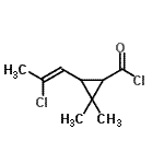 CAS#: 60310-87-4, 3-[(1Z)-2-Chloro-1-Propen-1-Yl]-2,2-Dimethylcyclopropanecarbonyl Chloride
