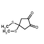 CAS#: 603128-90-1, 4,4-Bis(methylsulfanyl)-1,2-cyclopentanedione