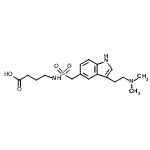 CAS#: 603137-41-3, 4-{[({3-[2-(Dimethylamino)ethyl]-1H-indol-5-yl}methyl)sulfonyl]amino}butanoic acid