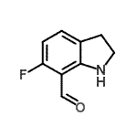CAS#: 603310-02-7, 6-Fluoro-7-indolinecarbaldehyde