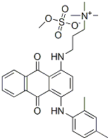 CAS#: 60352-98-9, [3-[[4-[(2,4-Dimethylphenyl)Amino]-9,10-Dihydro-9,10-Dioxo-1-Anthryl]Amino]Propyl]Trimethylammonium Methyl Sulphate