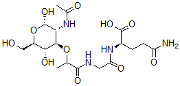CAS#: 60355-77-3, N-Acetyl-Demethylmuramyl-Alanyl-Isoglutamine