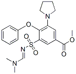 CAS#: 60376-76-3, Methyl 3-[[[(Dimethylamino)Methylene]Amino]Sulphonyl]-4-Phenoxy-5-(1-Pyrrolidinyl)Benzoate