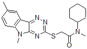 CAS#: 603946-45-8, N-Cyclohexyl-2-[(5,8-Dimethyl-5H-1,2,4-Triazino[5,6-b]Indol-3-Yl)Thio]-N-Methyl-Acetamide