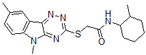 CAS#: 603946-46-9, 2-[(5,8-Dimethyl-5H-1,2,4-Triazino[5,6-b]Indol-3-Yl)Thio]-N-(2-Methylcyclohexyl)-Acetamide